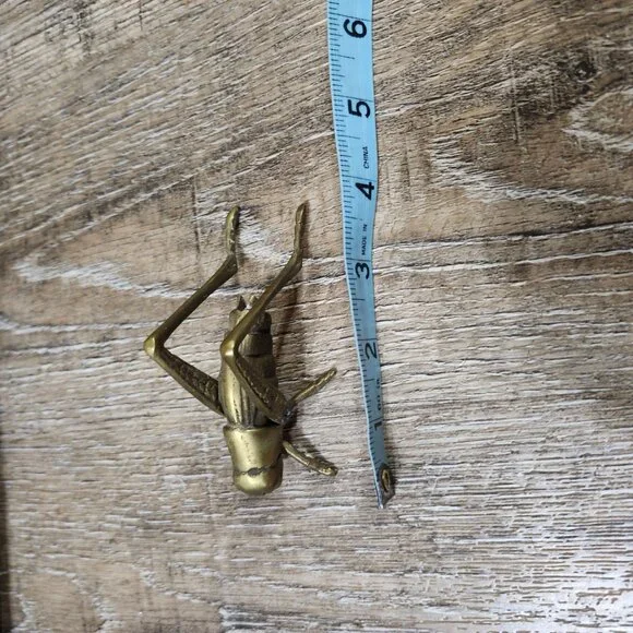 brass grasshopper/crickett - Picture 6 of 6